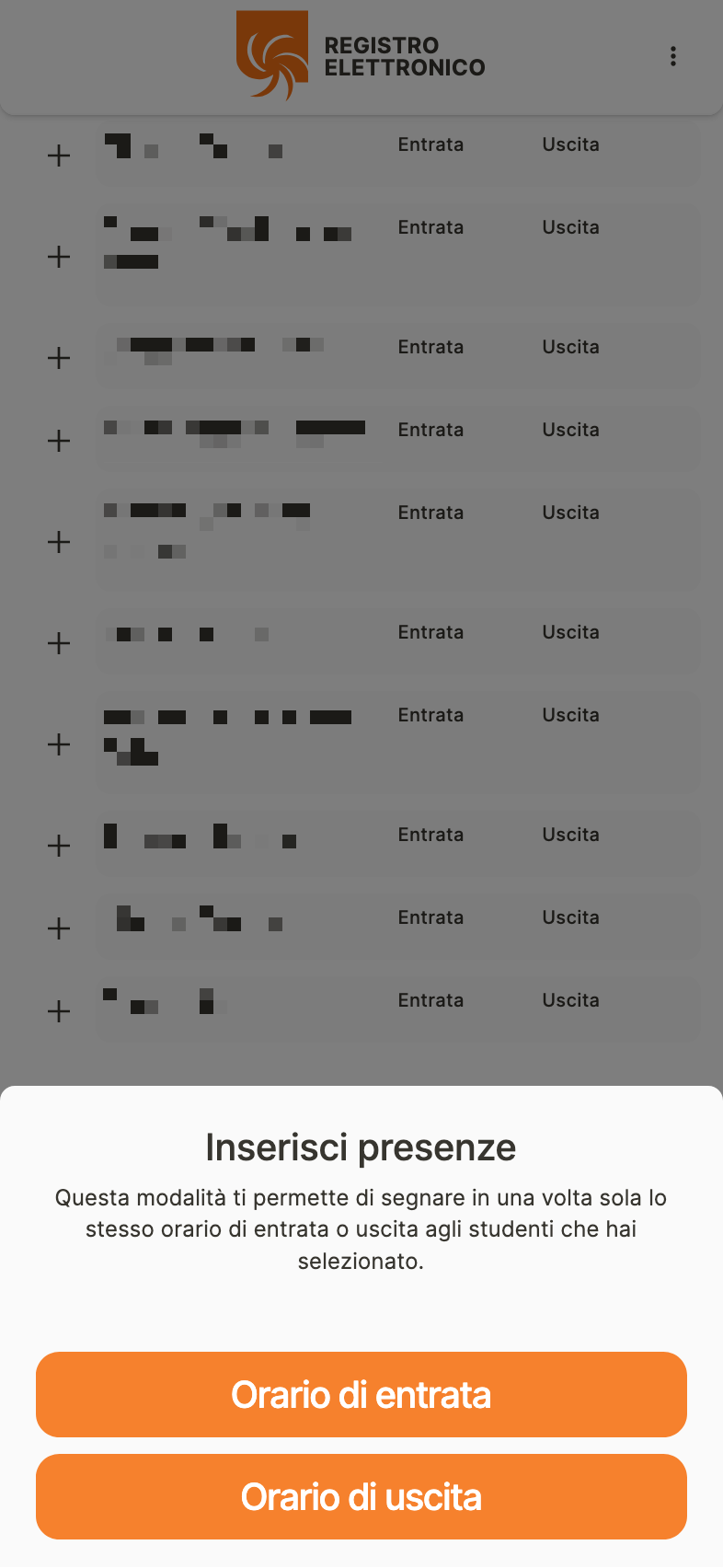 Pagina del profilo dell'utente